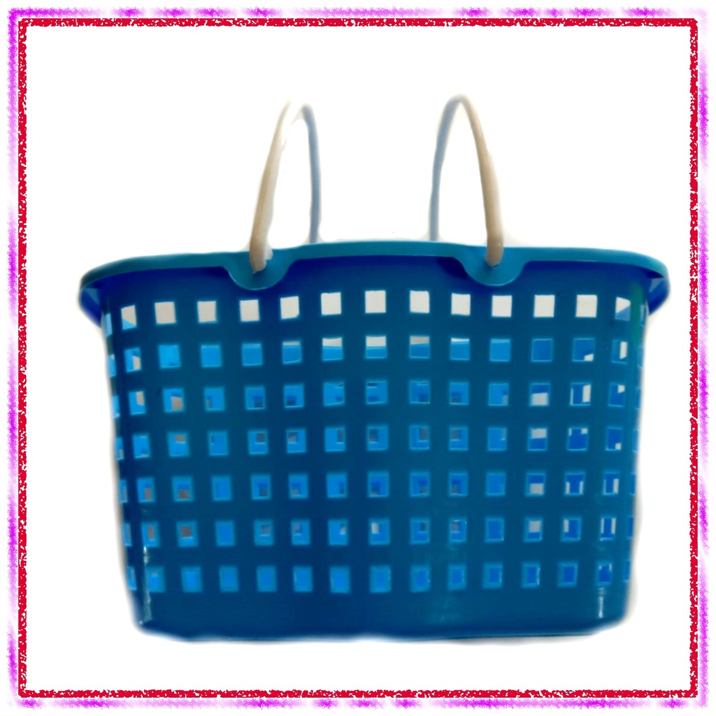 Keranjang Anak Kos Alat Mandi Praktis Jinjing Plastik