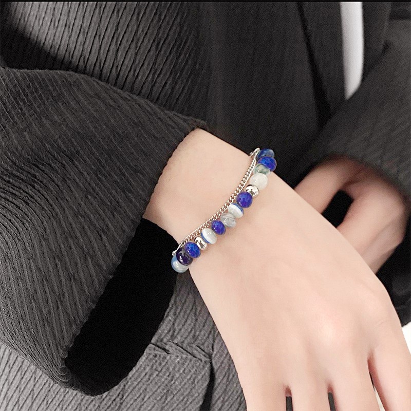 Gelang Manik-Manik Model Double layer Untuk Wanita