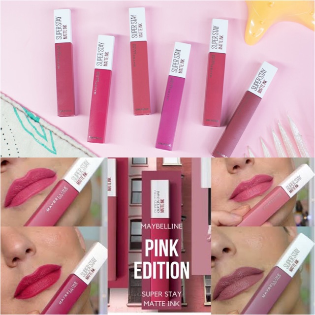 Maybelline Superstay Matte Ink Pink Edition Super Stay Matte Ink Lipstick