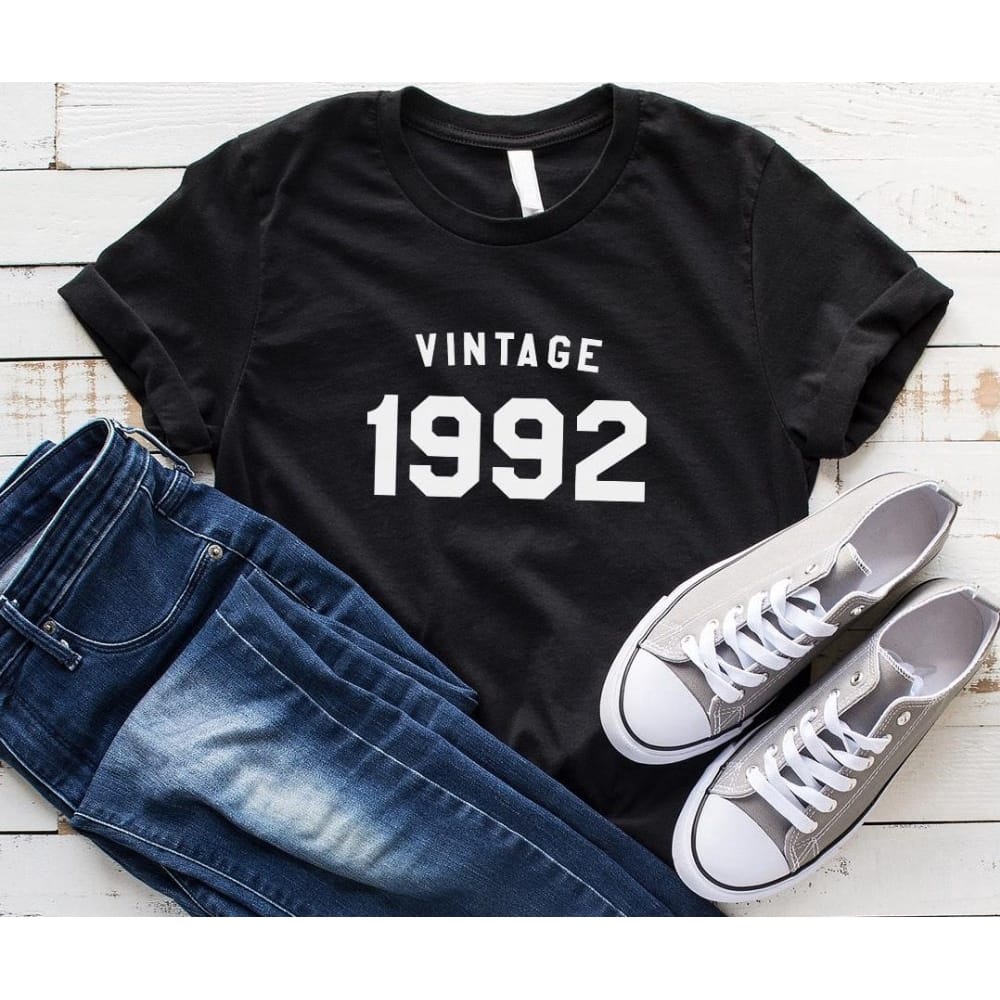 MYSTIQUE.ID-BAJU KAOS VINTAGE 1992 T-SHIRT LUCU DAN AESTHETIC