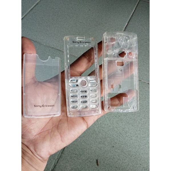 casing Sony Ericsson t610 transparan plus tulang
