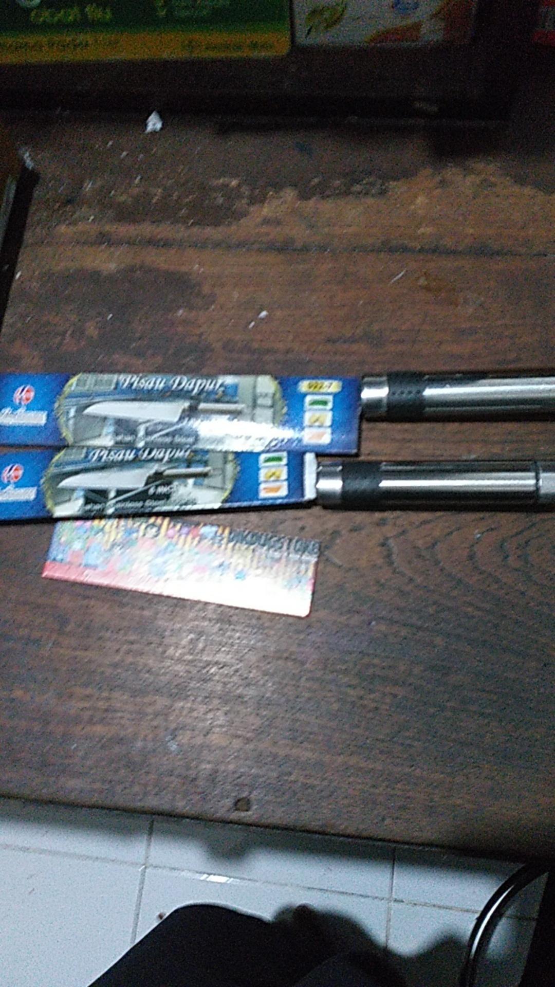 Pisau Dapur Stainless Steel Murah Utility Knife Ideal 922