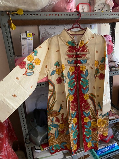 Tunik Dhanur Dara | Dress Batik Wanita Model Flui Depan