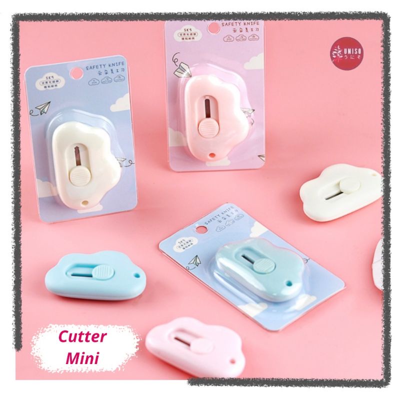 

Pisau Mini Cutter Mini Alat Pemotong Serbaguna Pink