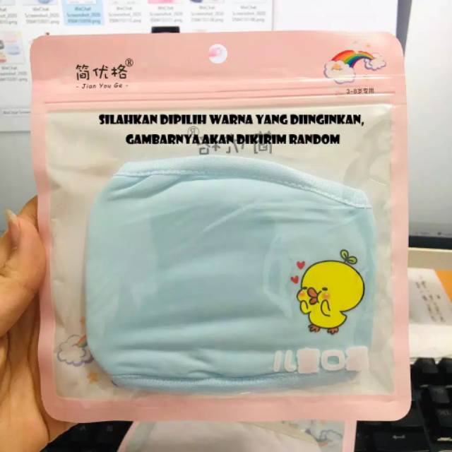 Medan Termurah best seller masker impor anak  Masker lembut dan lucu