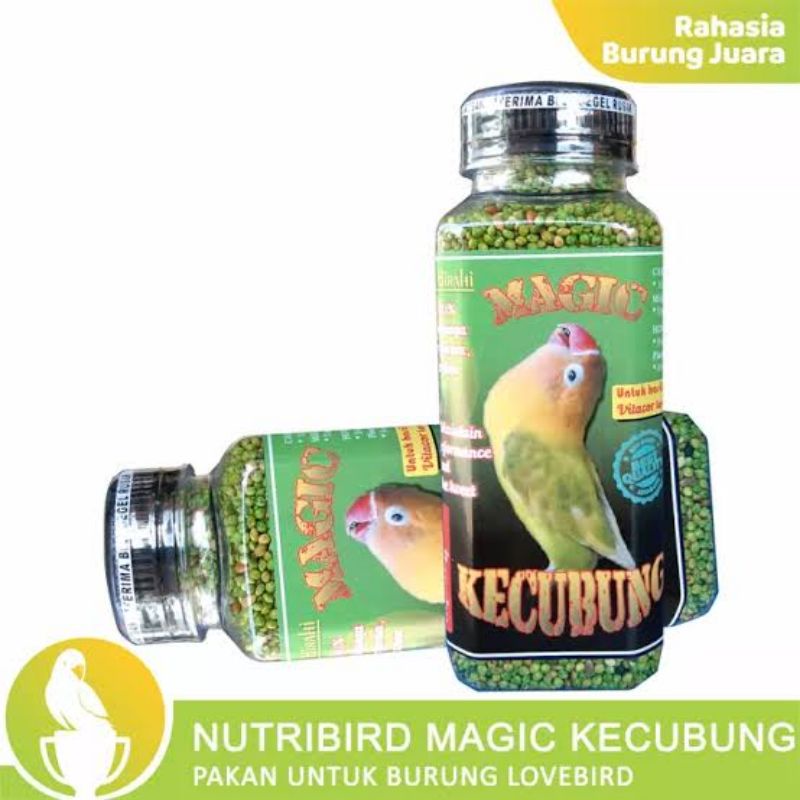 NUTRIBIRD MAGIC KECUBUNG MAKANAN BURUNG LOVEBIRD PAKAN HARIAN TOPLES 100%ORIGINAL