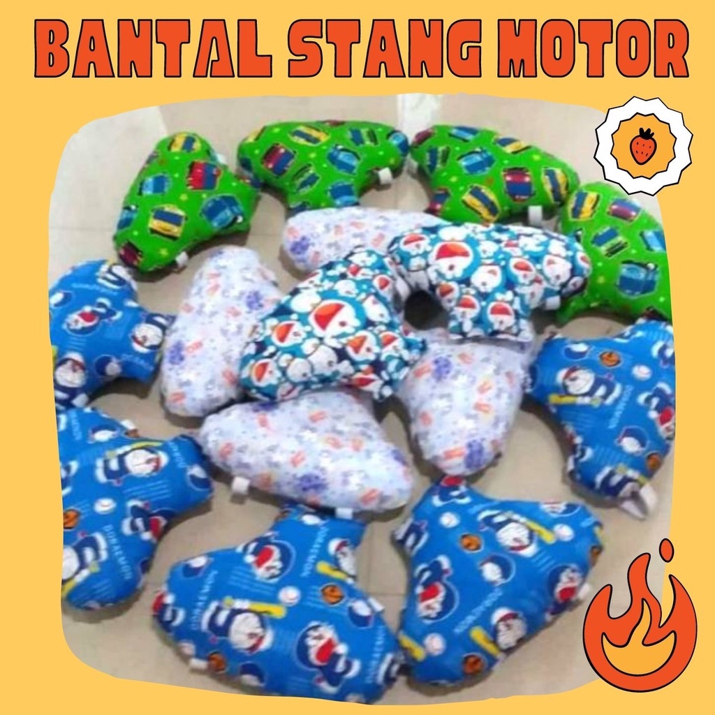 Bantal Stang Motor Anak Karakter Murah - Bantal Setang Setir Motor Pelindung Anak Untuk Matic NMAX P