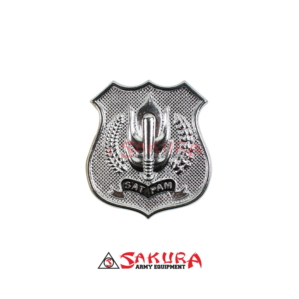 Pin Kewenangan Satpam Secuity COR Silver