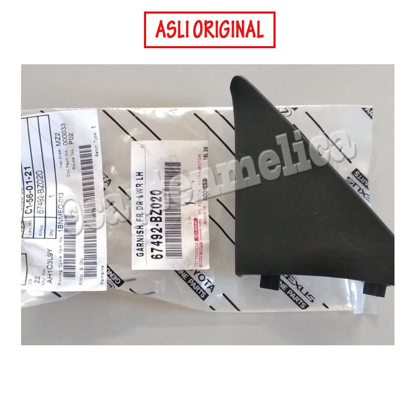 ORI Cover Tutup Pilar Segitiga Pojok Kaca Jendela DALAM Avanza Xenia 2008 2009 2010 2011 Kaper Kaver