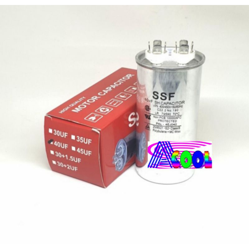 Kapasitor AC 40 uf/Capacitor Air Conditioner 40 Micro