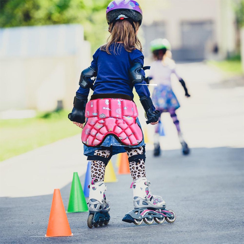 【3D】Celana Pendek Pelindung Pantat Anak/Celana Anti-Fall Pants Anak-anak/Roller Skating Hip Protection Cushion