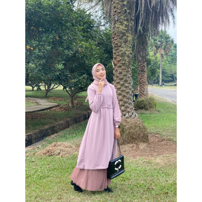 Alena Tunik, TUNIK WANITA MUSLIM BUSUI CANTIK BAHAN KAOS IMPORT LD 100-120 JUMBO ZIPPER BUSUI OOTD