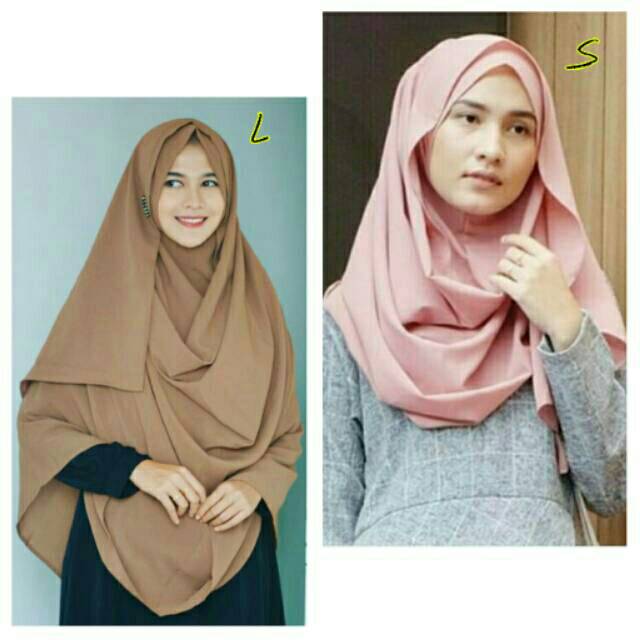 Pasmina instan/ pastan / pashmina instan wolfis / 1 lubang