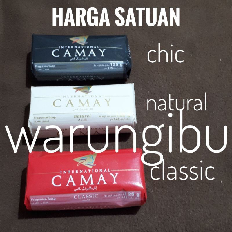 Sabun Mandi Batang Camay International Natural Classic Chic