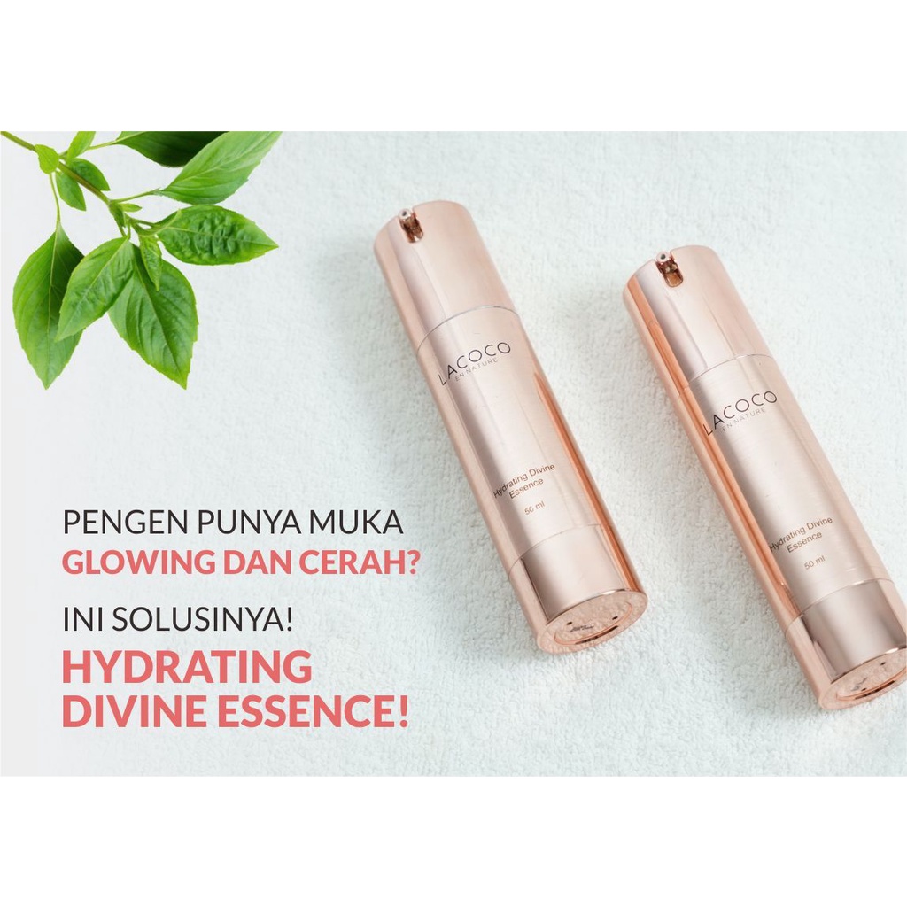 Flashsale Lacoco Hydrating Divine Essence Pencerah Wajah Pelembab ajah