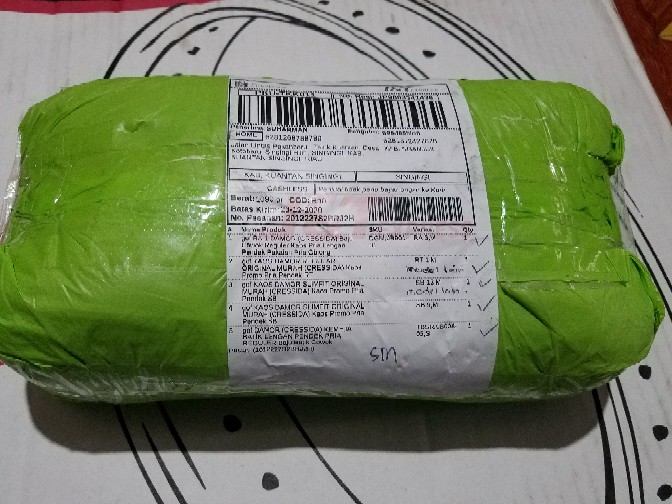 Gof Damor (cressida) Kemeja Batik Lengan Pendek Pria Reguler Baju Batik Cowok