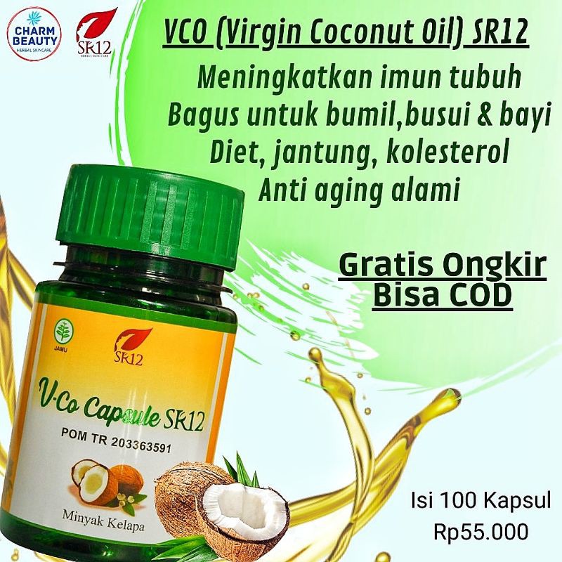 Vco SR12 - Vco Virgin Coconut Oil - Vco Kapsul