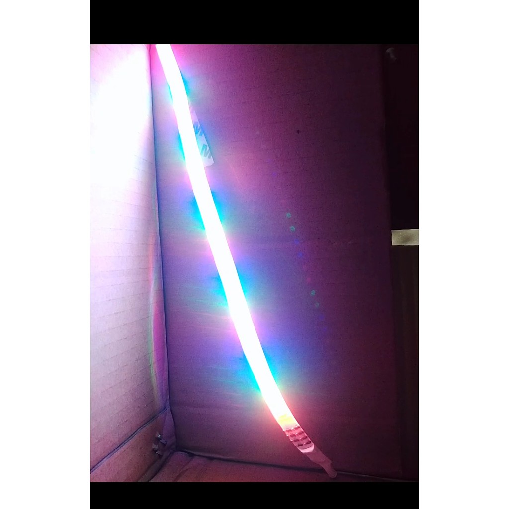 Lampu led strip karet cumi 12V running flexible waterproof lampu kolong