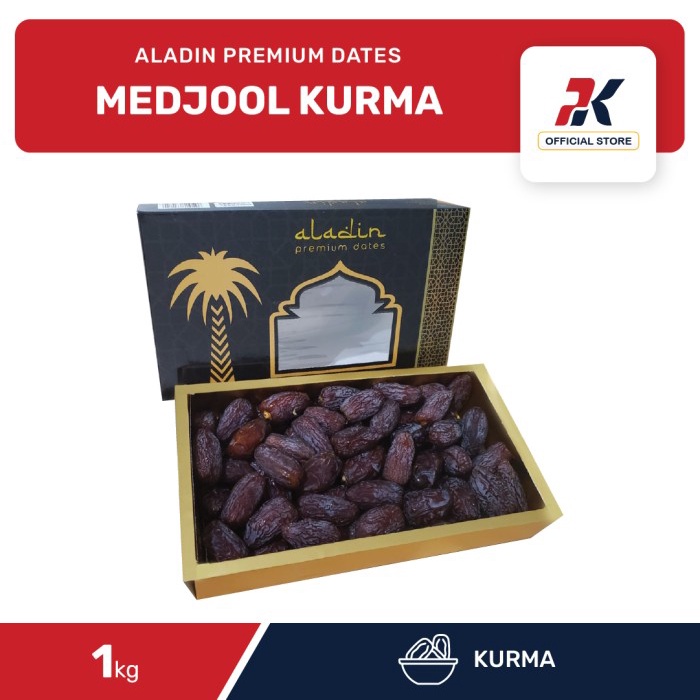 

TURUN HARGA Aladdin Premium Medjool Kurma 1Kg Extra Large AR131