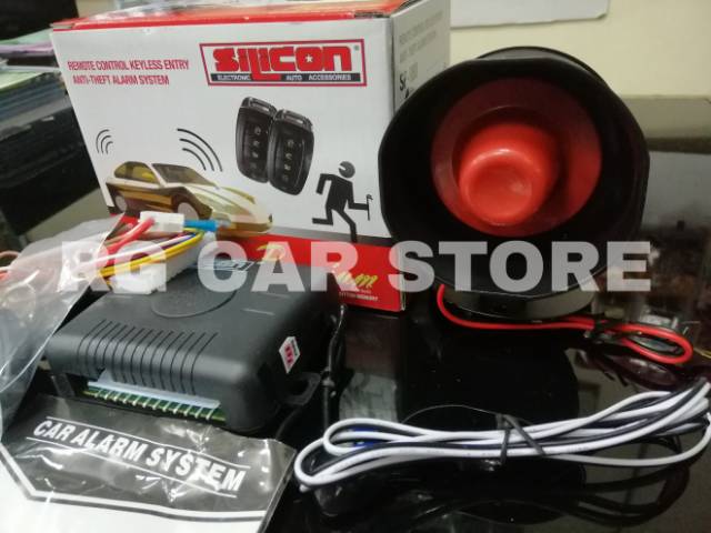 ALARM MOBIL UNIVERSAL MEREK SILICON DIJAMIN PNP ORIGINAL BERKUALITAS