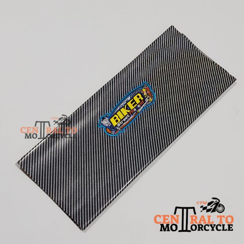 Sarung Kulit Jok Motor Carbon Biker Bisa Untuk Motor Bebek dan Matic