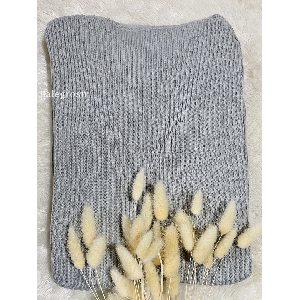 Cardigan Rajut Halus Long cardigan Belle oversize-Belle Grey