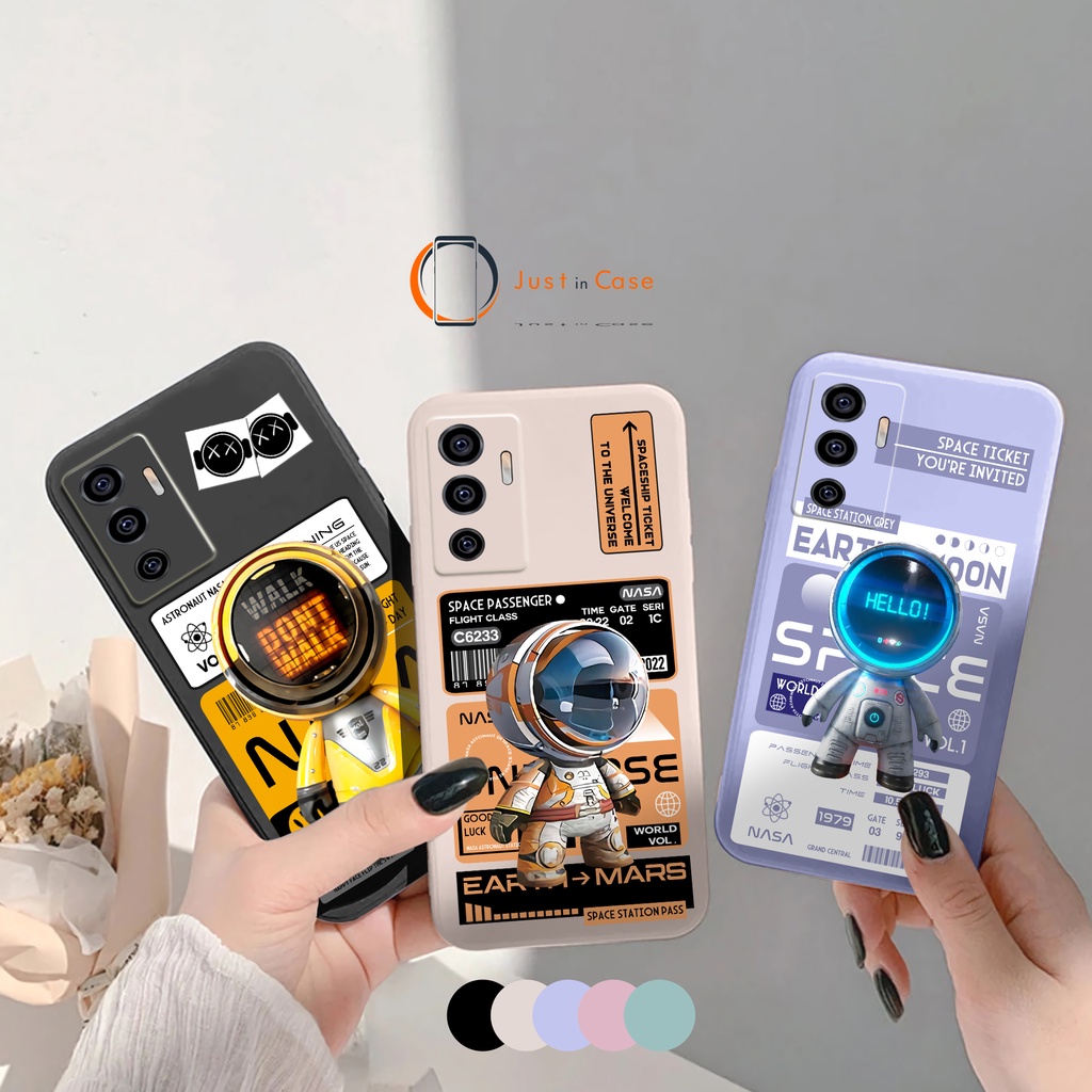 Softcase Macaron Astronaut NASA TPU (UV11) VIVO Y21 Y21S Y21T Y21A Y33S Y33T Y20 Y12S Y20S V23E V21 V20 SE V20 Y30 Y50 Y11 Y12 Y15 Y17 Y91 Y93 Y95 Y15s Y51 Y51A V17 V19 S1 S1 PRO Z1 PRO V15 V11 Y91C Y53S CUTE LUCU