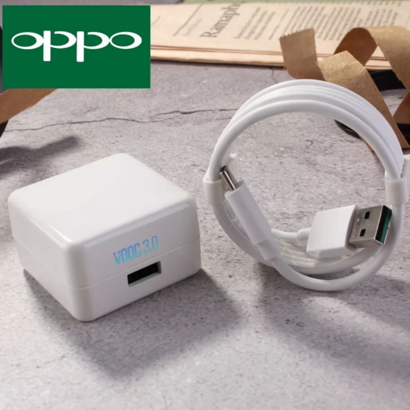 【OPPO】[GROSIR/COD] Travel Charger VOOC R17 Original / Free Kabel Data - GARANSI