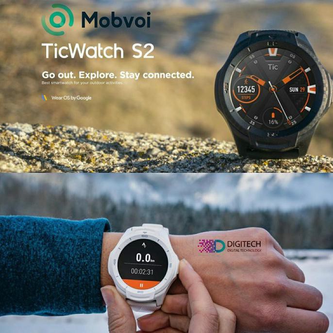 DISKON mobvoi ticwatch s2 smartwatch