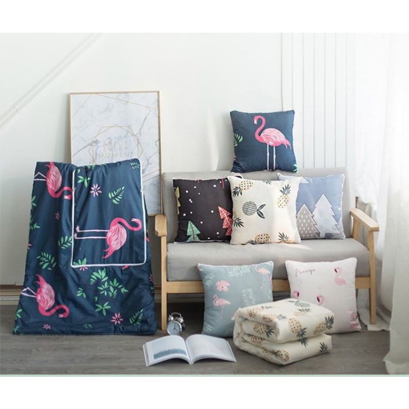 Balmut Bantal Selimut 2in1 Selimut Karakter Motif