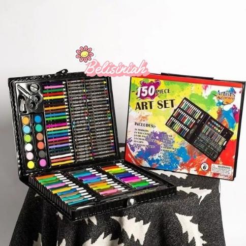 

Crayon Anak 150 Pcs Pensil Warna Alat Lukis Set Kerayon Set Kado Ultah