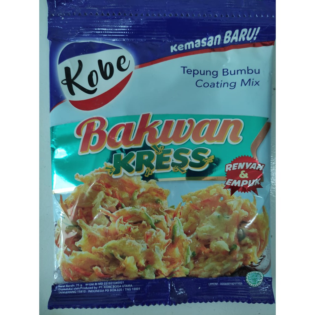 

KOBE Tepung Bumbu Bakwan Kress 75gr Sachet