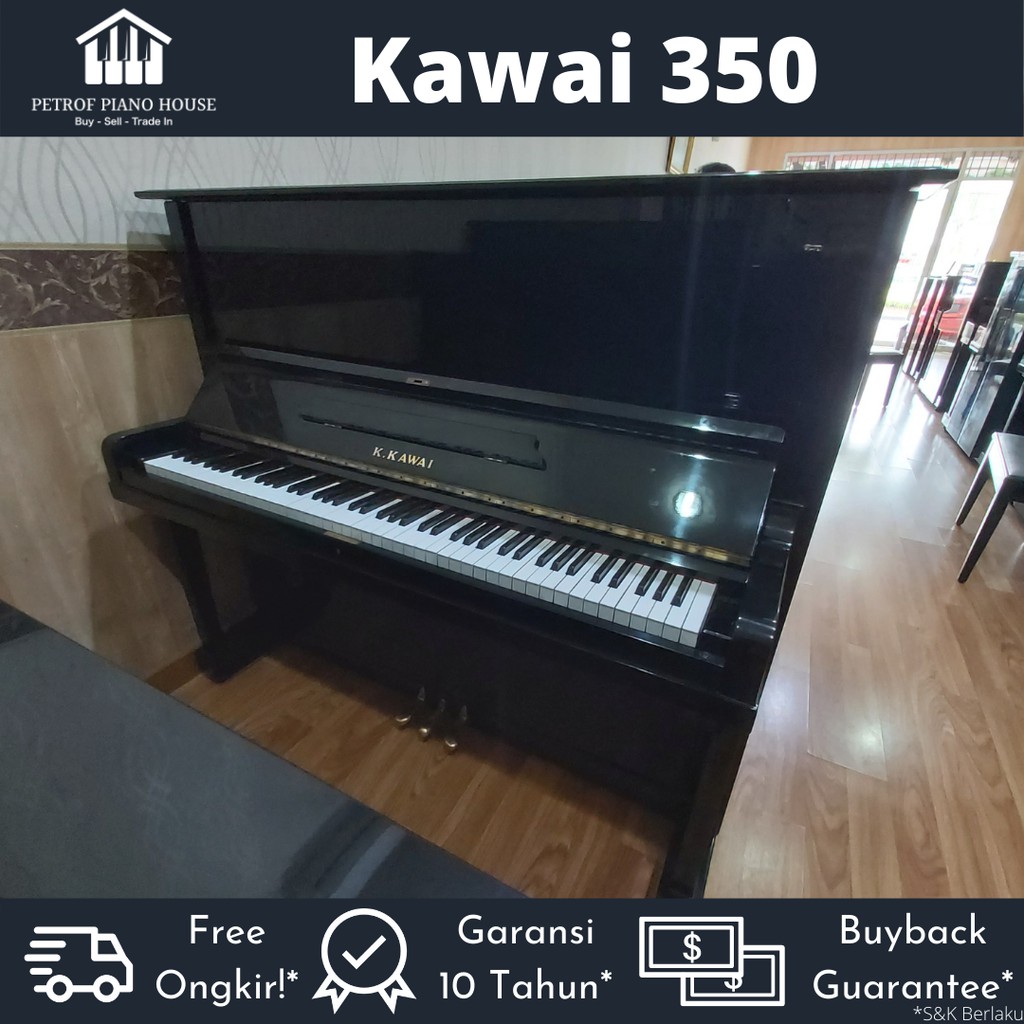 Kawai 350 Upright Piano Bekas Second