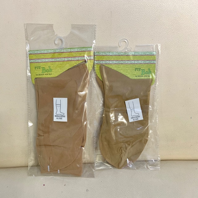  Kaos Kaki Warna Kulit  Fit Bob Ankle Socks Middle Socks 