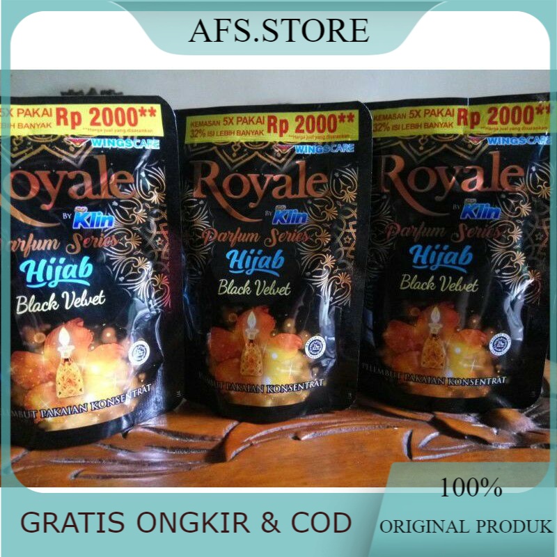 ROYALE PEWANGI SOFTERNER POUCH 58 ML / PEWANGI PAKAIAN ROYALE ORIGINAL