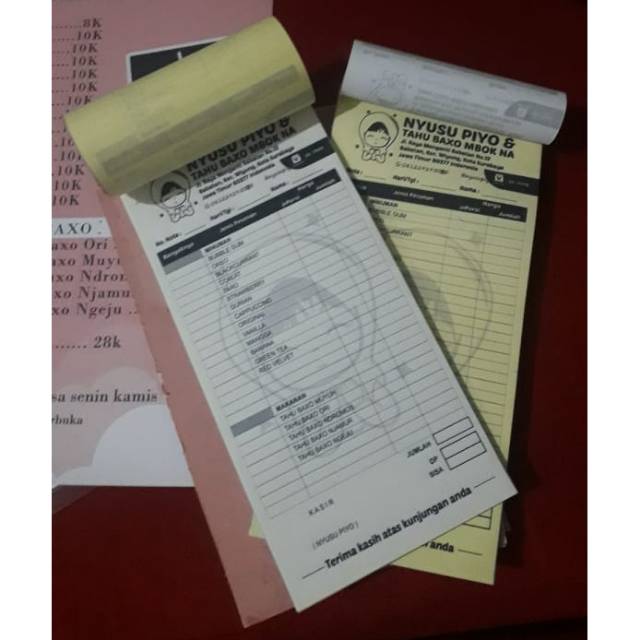 

Nota 1/3 Folio 1 ply dan 2 ply
