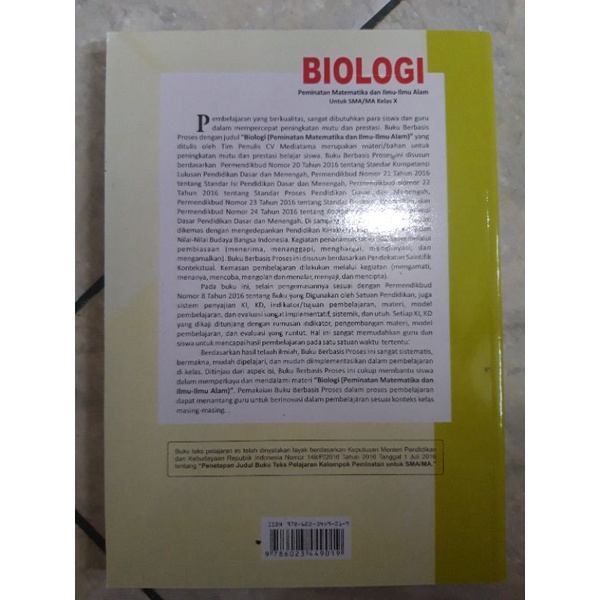 Mediatama Buku Siswa Biologi Peminatan kelas 10 11 12-7