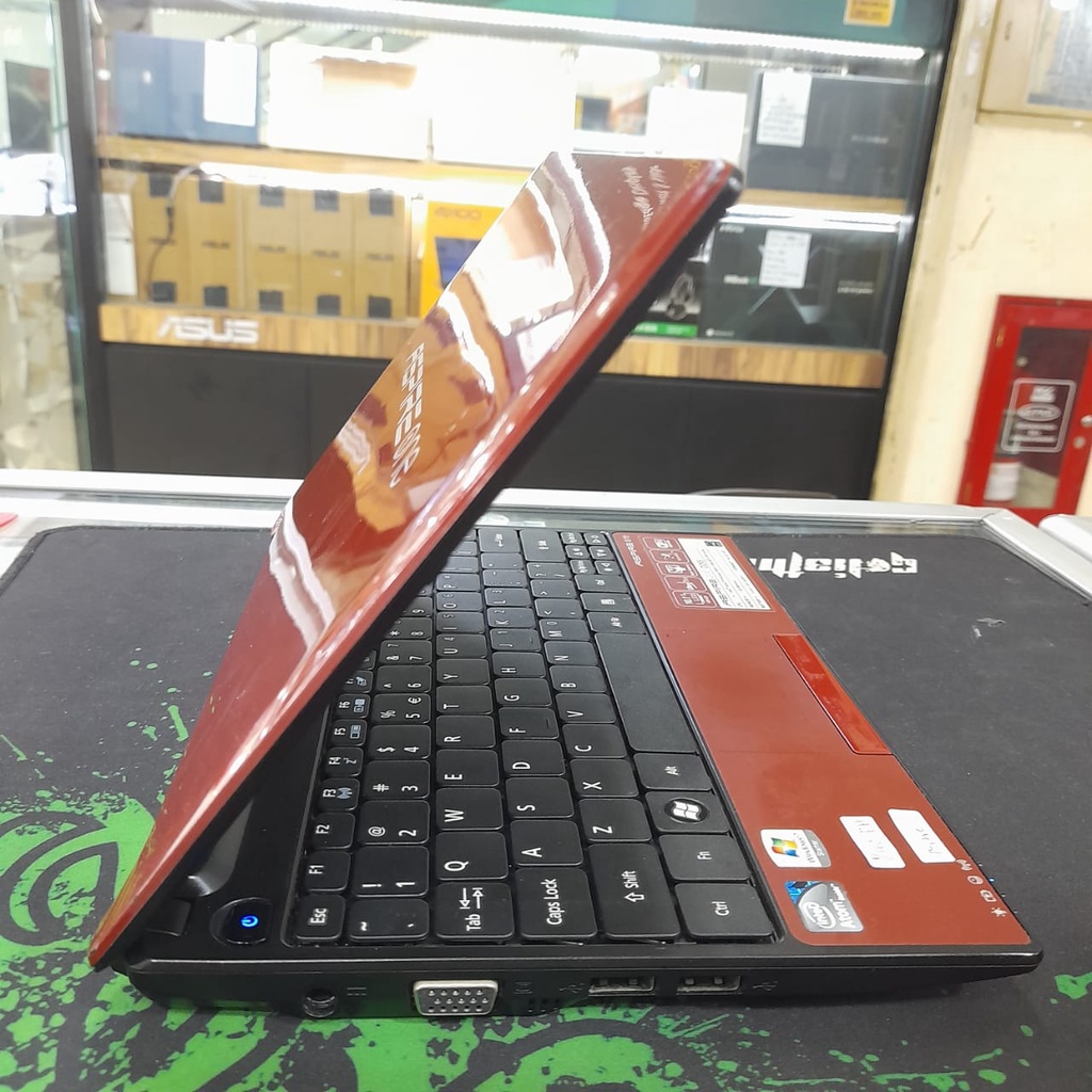 LAPTOP LEPTOP NOTEBOOK SEKEN SECOND BEKAS Acer aspire one D255 HDD 160gb INTEL ATOM MURAH BERKUALITAS ORIGINAL