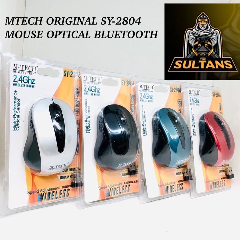 PROMO MOUSE MTECH ORIGINAL SY2804 OPTICAL MOUSE SY-2804 BLUETOOTH CONNECTION