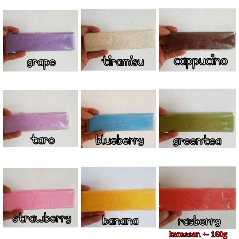 

cokelat warna batangan | cokelat warna elmer | elmer rhapsody | cokelat elmer warna kemasan 160g