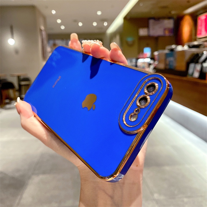 Tas Bahu / Selempang Bahan Kulit Pu Untuk WanitaCase Pelindung Lensa Aneka Warna Untuk Apple iPhone 11 Pro MAX 7 Plus 8 Plus X XS MAX XR