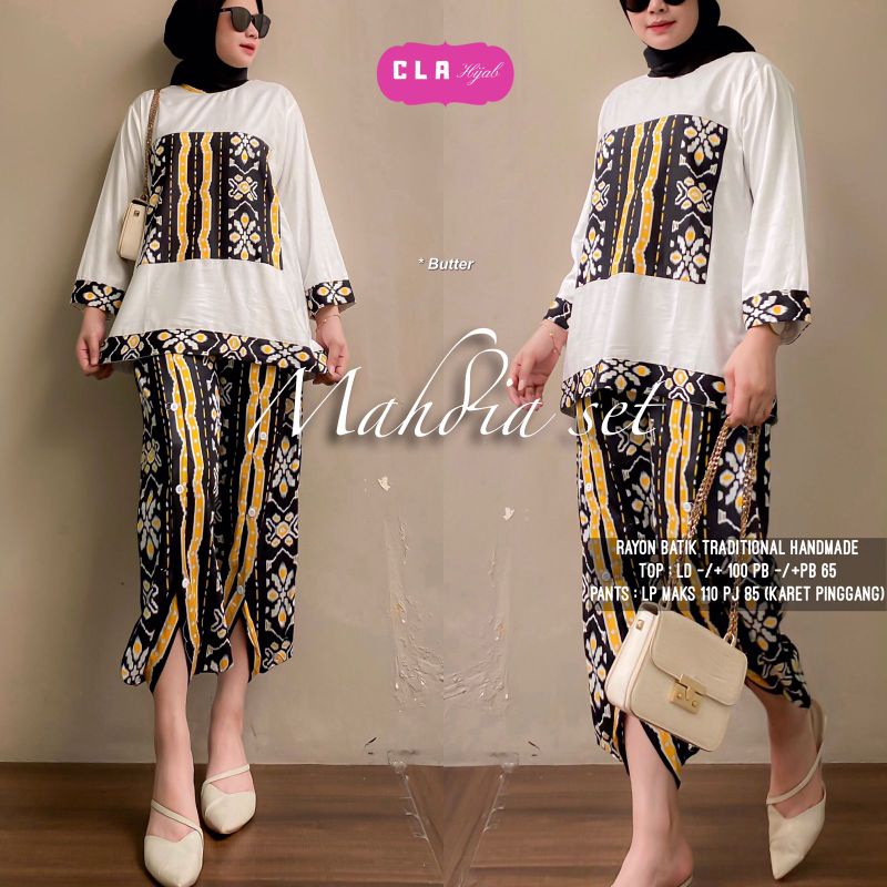 Mahdia Set Atasan dan Pants Original by Cla Hijab