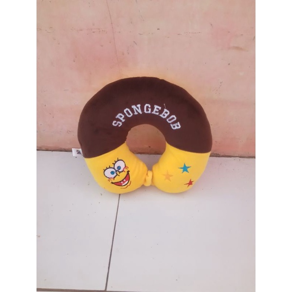 bantal leher bahan pelboa lembut