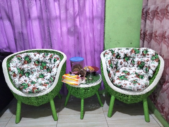 Bantal Kursi Brekele 1 Set Isi 2