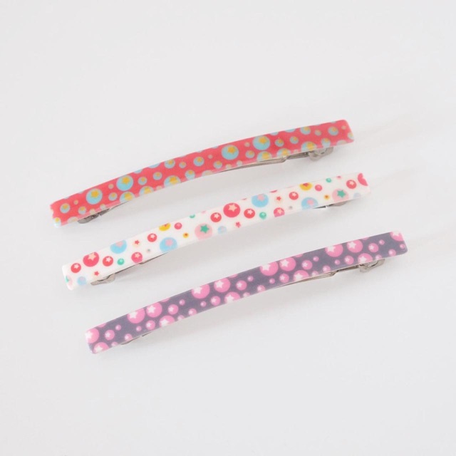 Ball Printed Automatic Clip - Jepit Otomatis Jepit Rambut Jepit Fashion KOREA ASLI Import