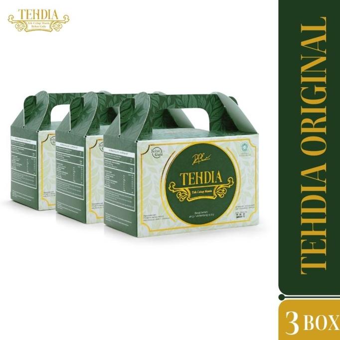 

[COD] TEHDIA Teh Celup Manis Bebas Gula 20s x 3 Box [COD]