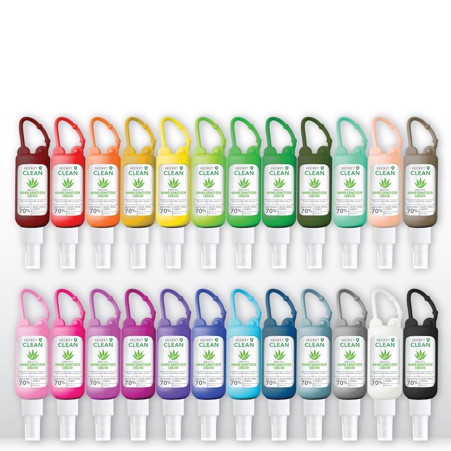 ✦SINAR✦ Secret Clean Antiseptic Hand Sanitizer Gel 50ml - Hand Sanitizer Liquid Spray 60ml + Gantungan Silicon