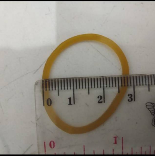 

gk KARET GELANG SAKURA KUNING/KARET MINYAK @gram MURAH