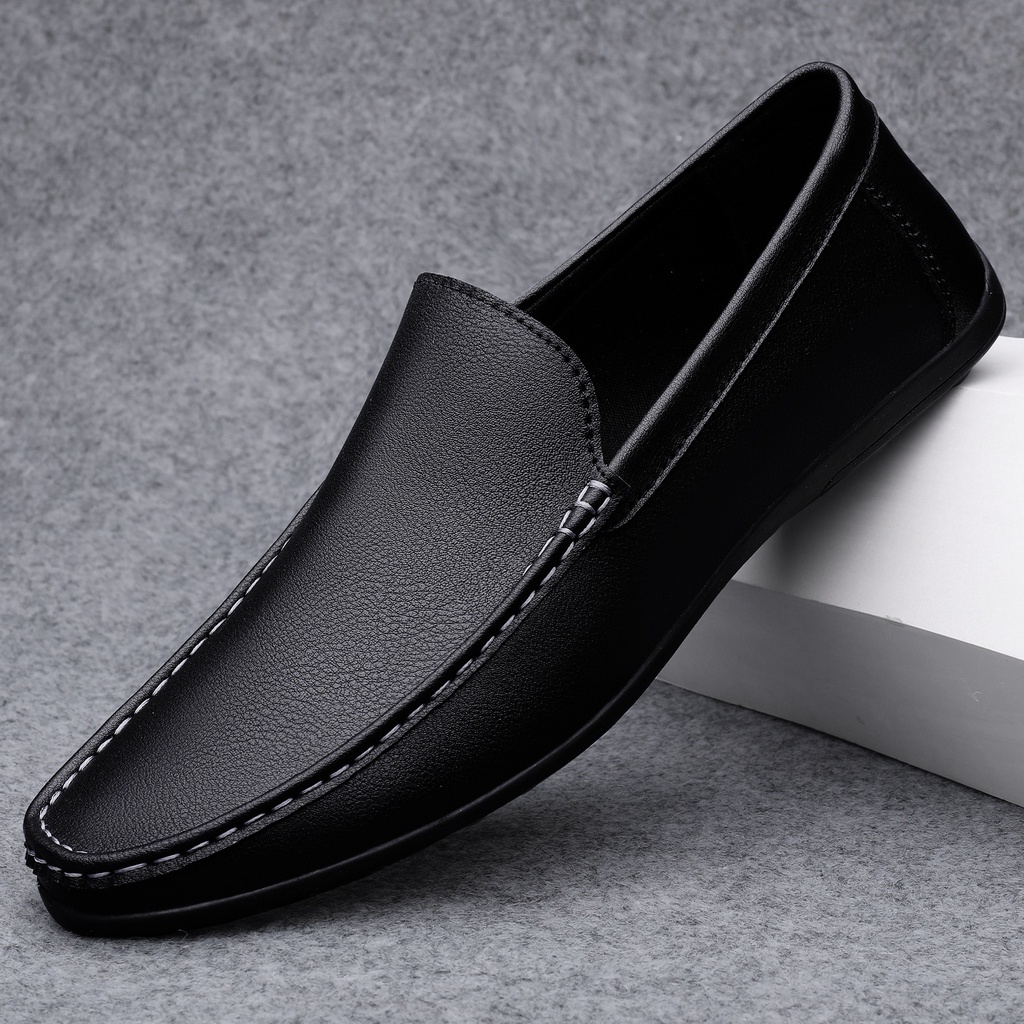 2022  Pria Sepatu  Pria Bisnis Kulit Sepatu Korea Fashion Sepatu Tods Pria  ukuran Besar Kasual Sepa