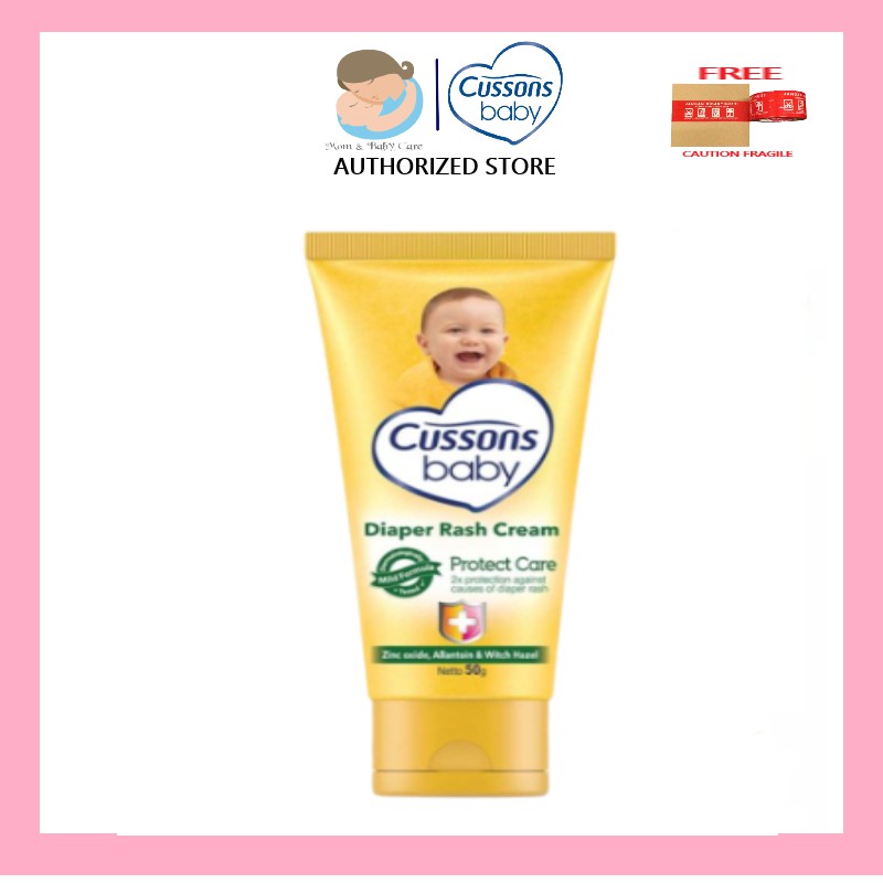 CUSSONS BABY CREAM PROTECT CARE DIAPER RASH 50gr / CUSSON KRIM BAYI SENSITIVE